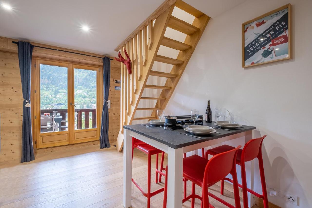 Chalet Teddy Bear 3 Chambres, Au Coeur De St Gervais 생제르베레뱅 외부 사진