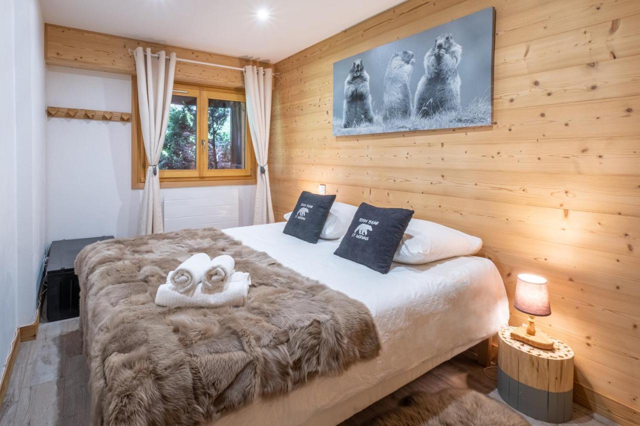 Chalet Teddy Bear 3 Chambres, Au Coeur De St Gervais 생제르베레뱅 외부 사진