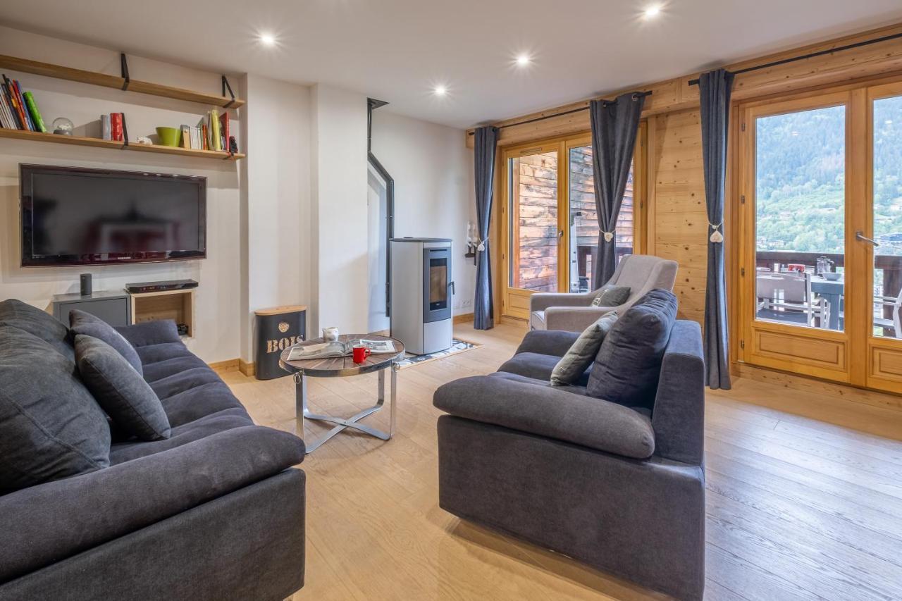 Chalet Teddy Bear 3 Chambres, Au Coeur De St Gervais 생제르베레뱅 외부 사진